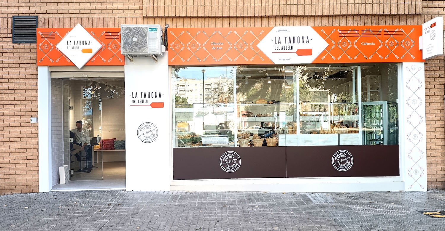 Reforma Panadería Pastelería LA TAHONA DEL ABUELO Av. Francia, Valencia. Septiembre-Octubre 2023
